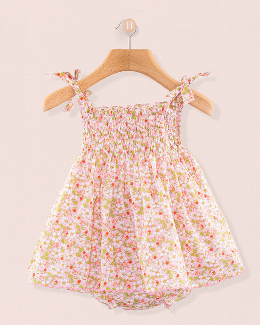 Millie Liberty Strawberry Field Pink Set - Baby Dress