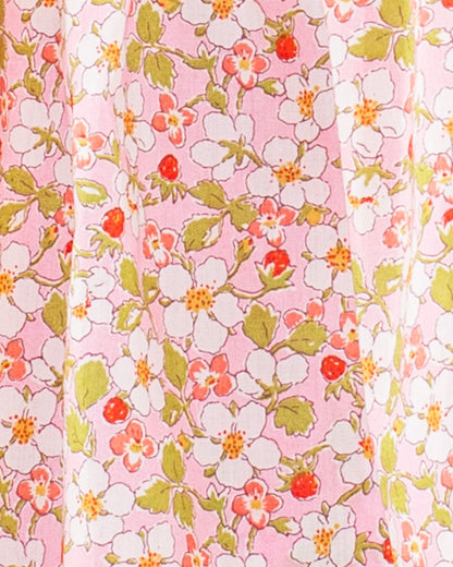 Millie Liberty Strawberry Field Pink Set - Baby Dress