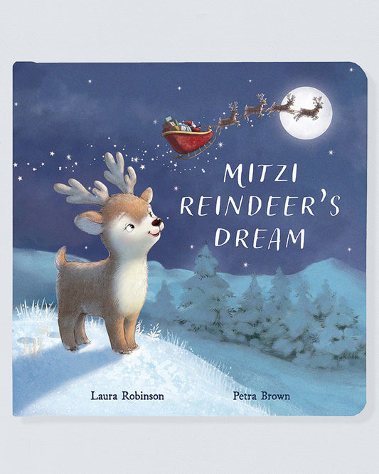 Merry Mitzi Reindeer Christmas Book - Book