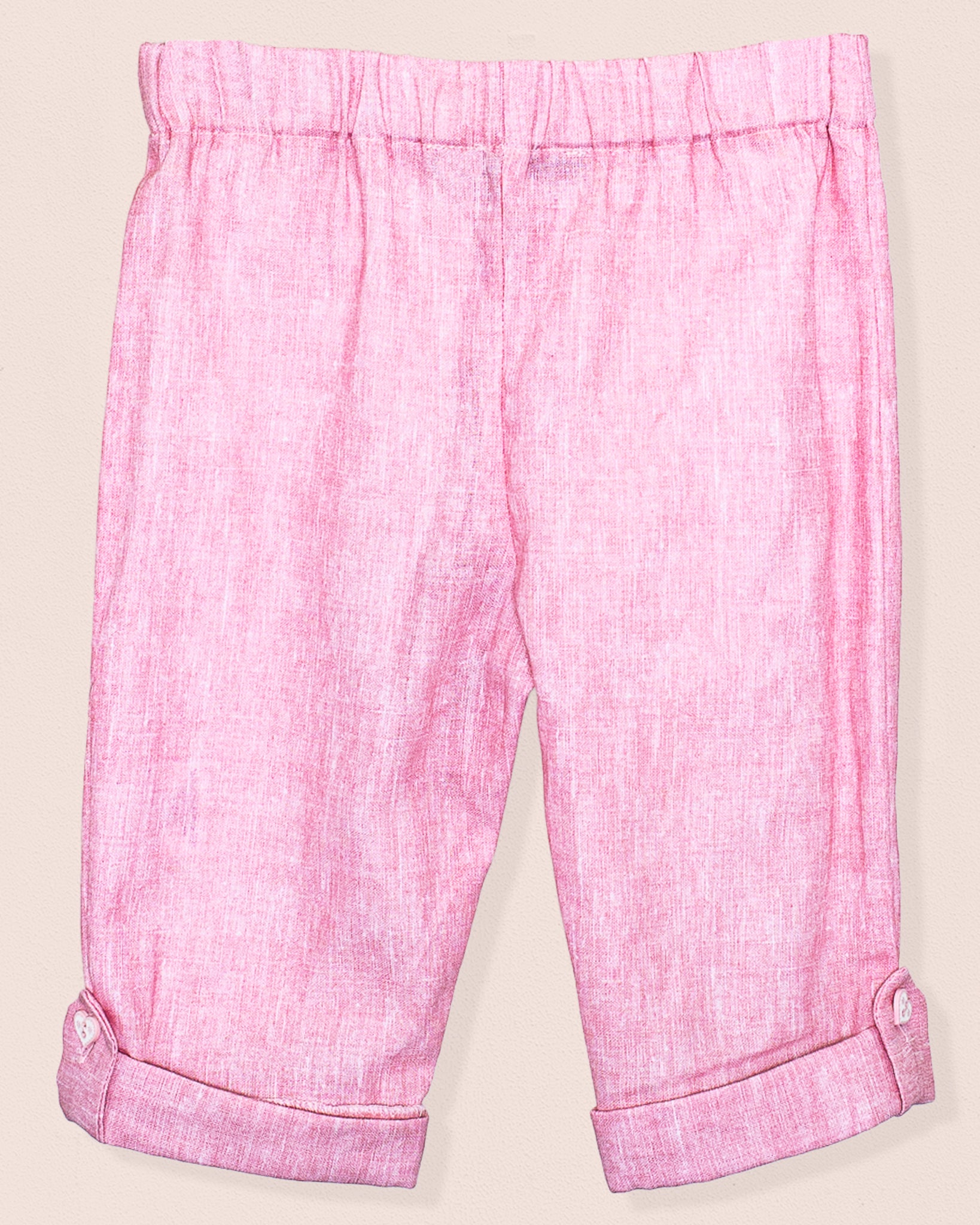 Neptune Italian Pink Linen Pant - Pant