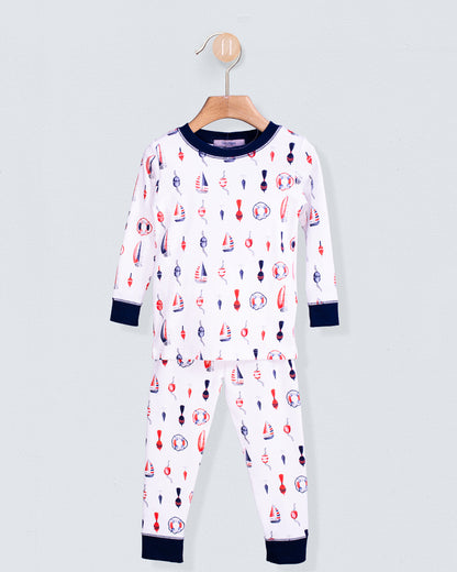 Nantucket Navy 2-Piece Pima Pajama - PAJAMA