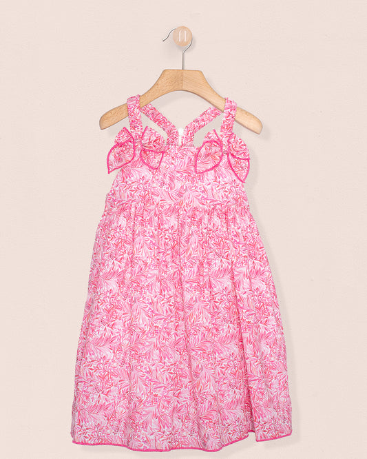 Nantucket Liberty Wallace Garden Pink Sundress - Dress