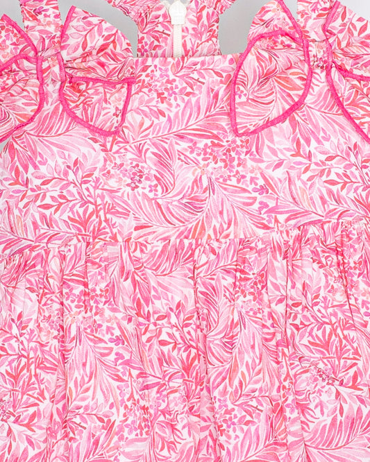 Nantucket Liberty Wallace Garden Pink Sundress - Dress