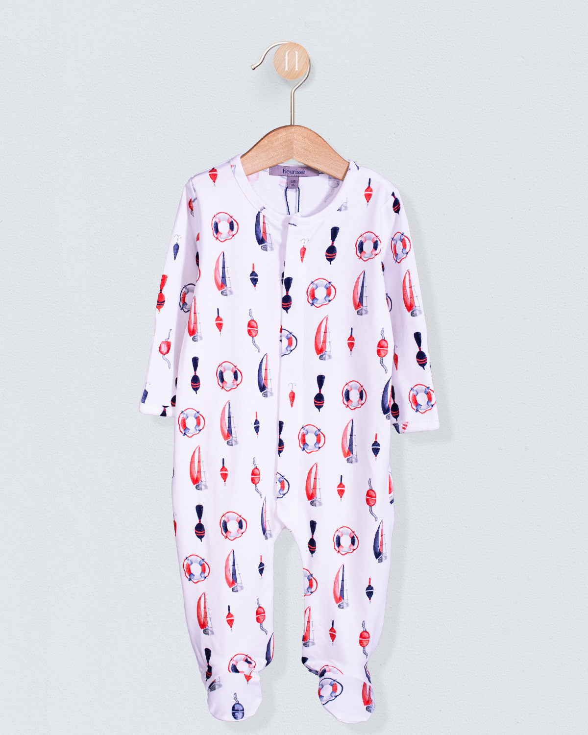 Pima Nantucket Navy Stretchie