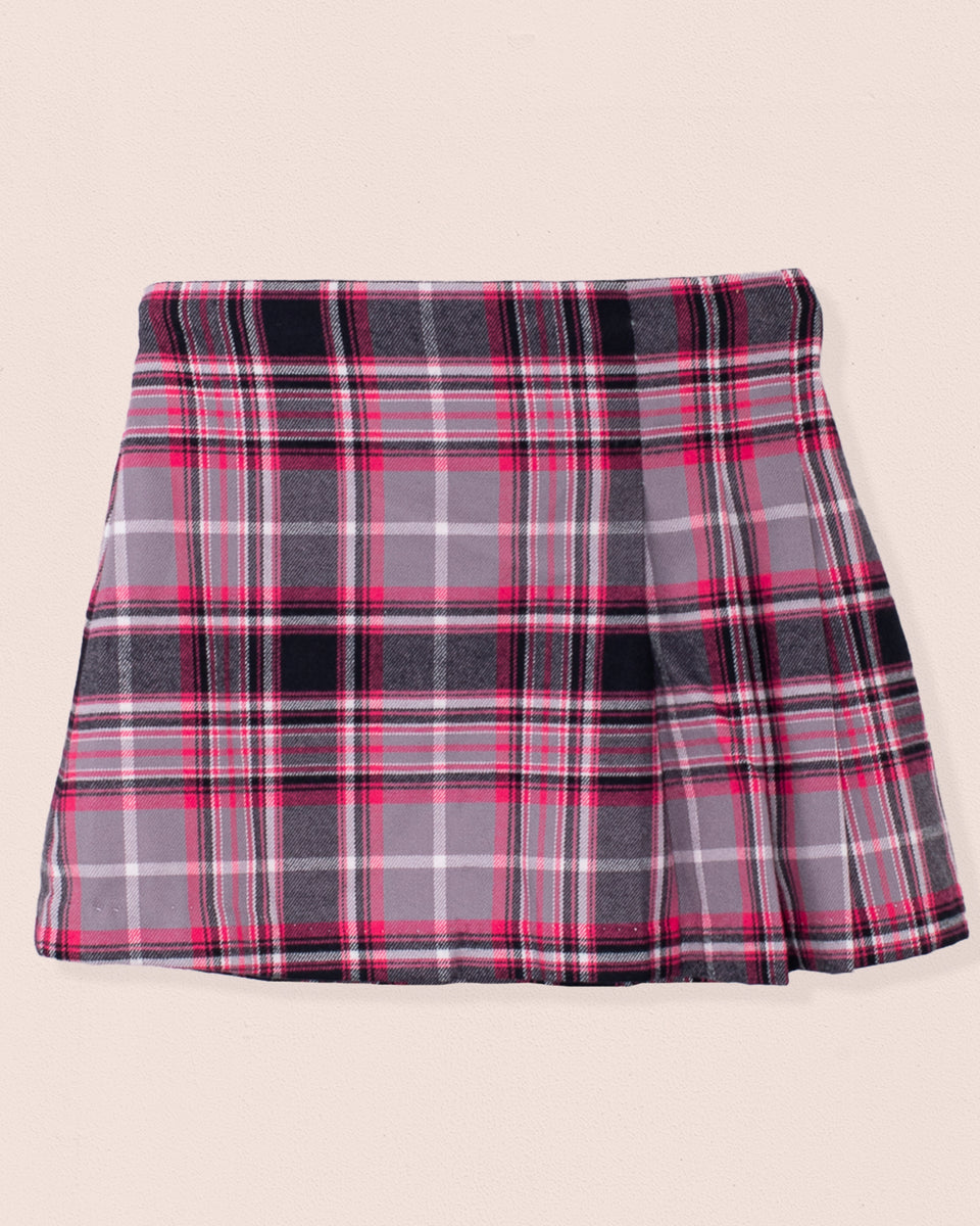 Primrose Flannel Pleated Skirt