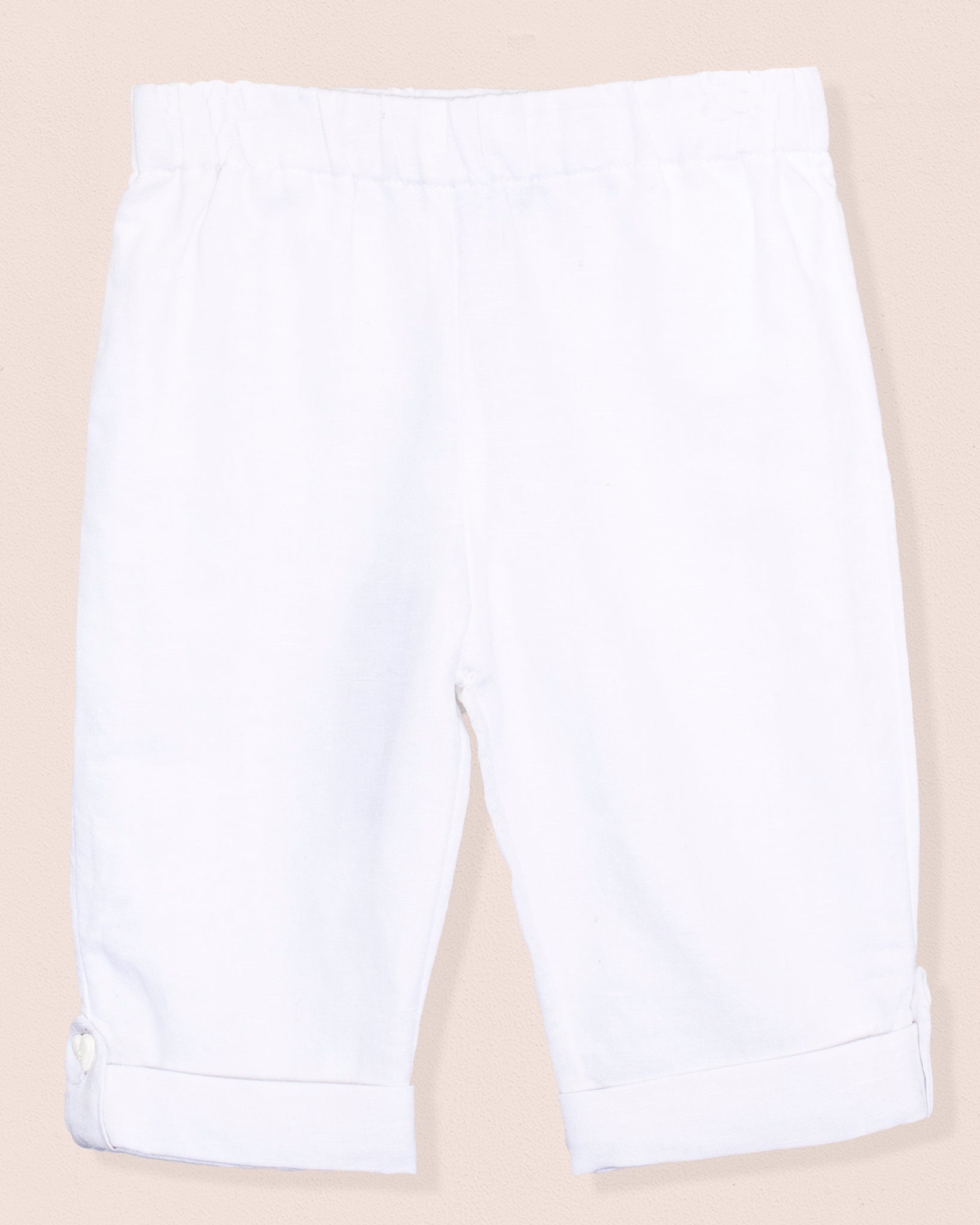 Neptune Italian White Linen Pant - Pant