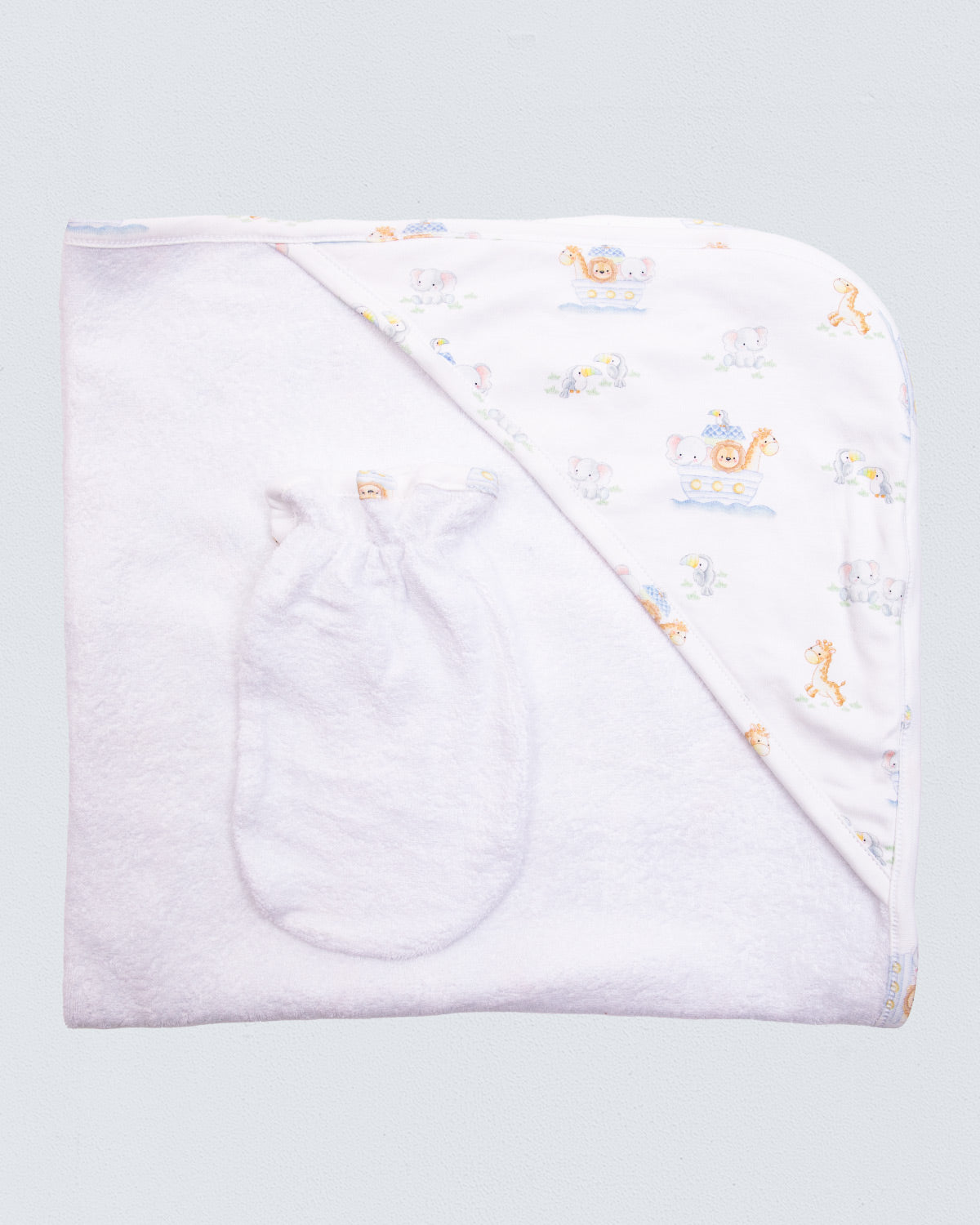 Pima Noah's Ark Towel - Layette
