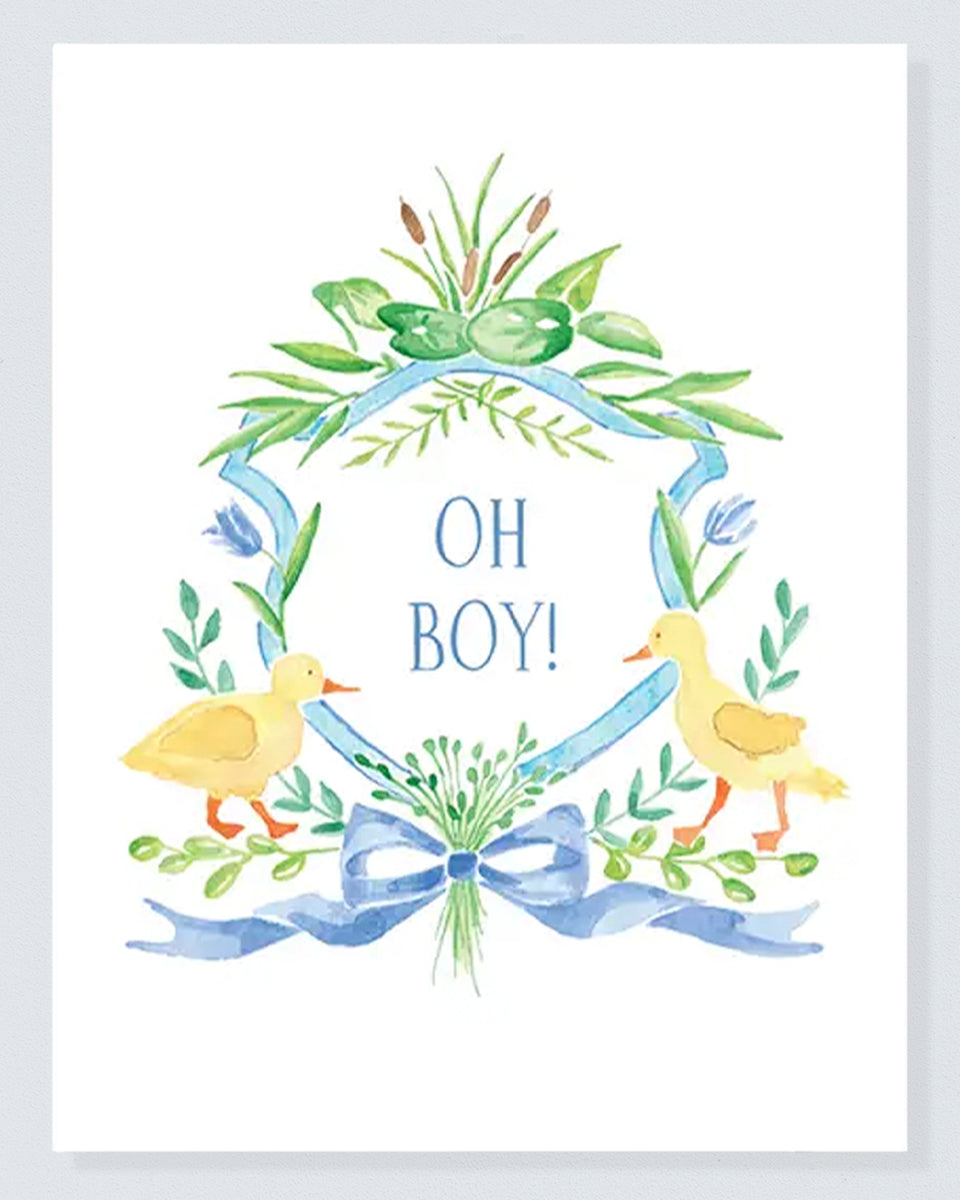 Oh Boy Ducklings Card
