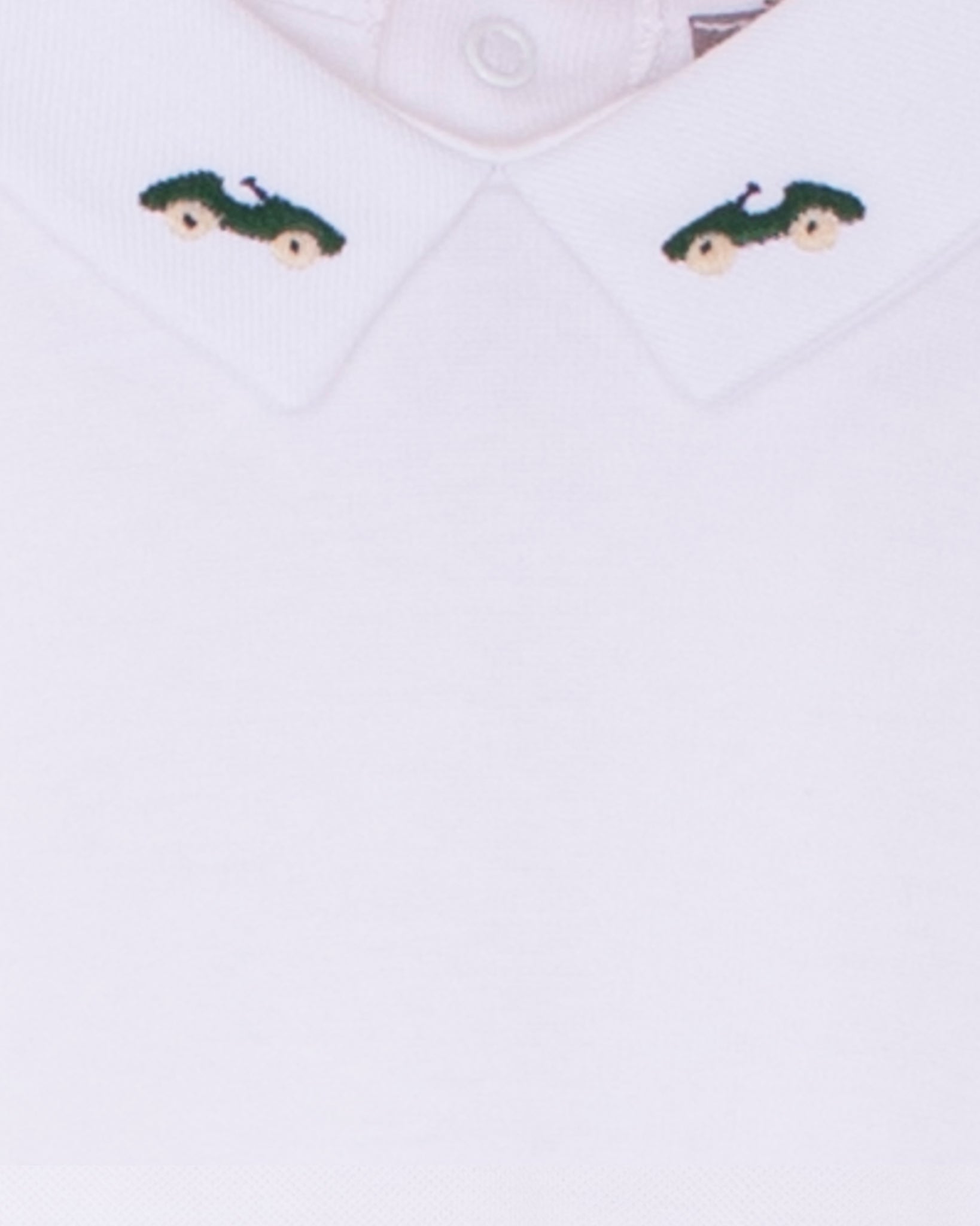 Italian Embroidered Green Car Onesie - Onesie