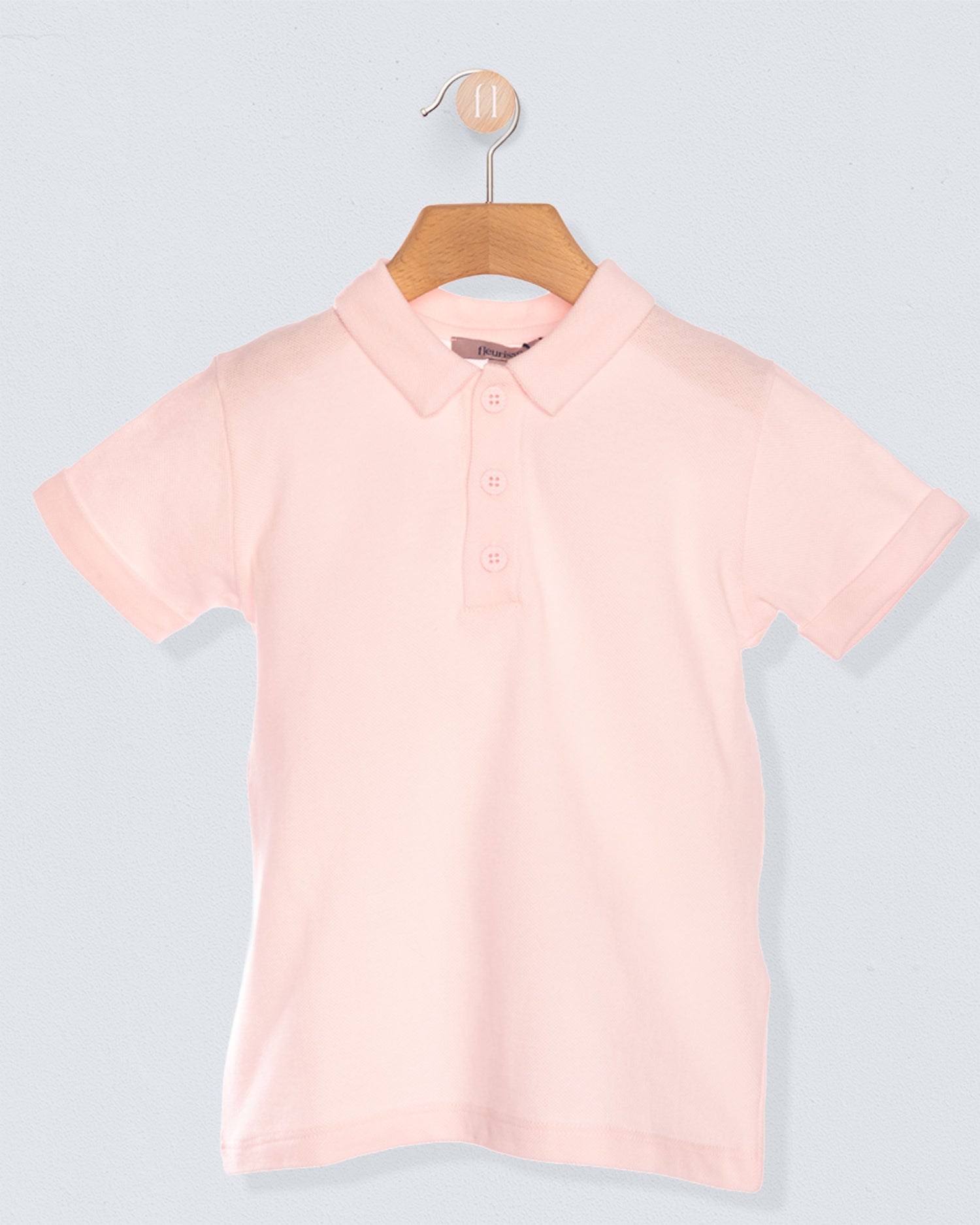 Oscar Polo Shirt Pink Italian Piquet
