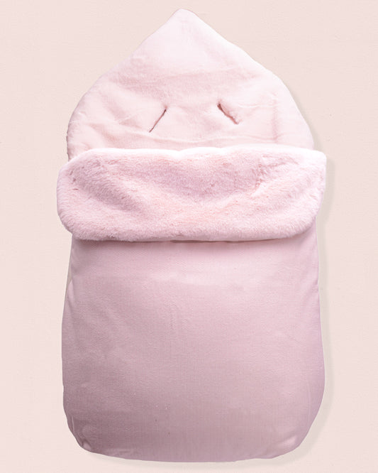 Everest Newborn Carseat Bunting Pink Fur - Bunting