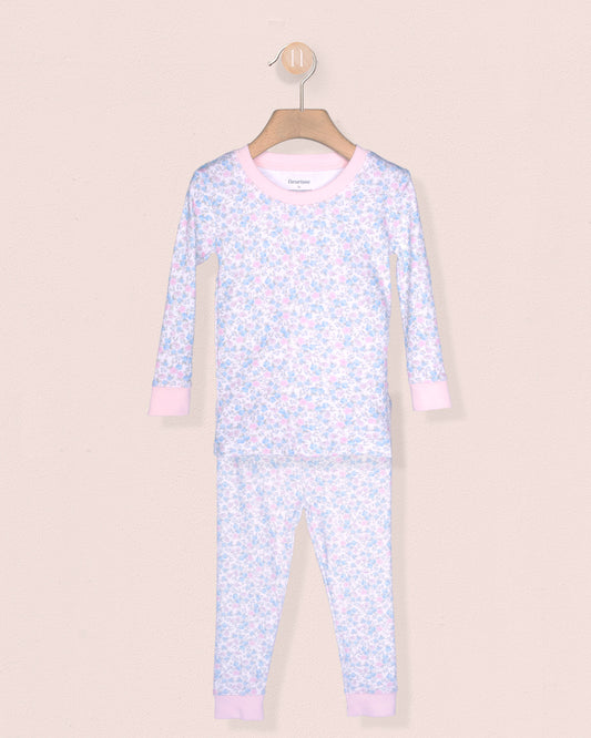 Pima Pastel Floral 2-Piece Pajama