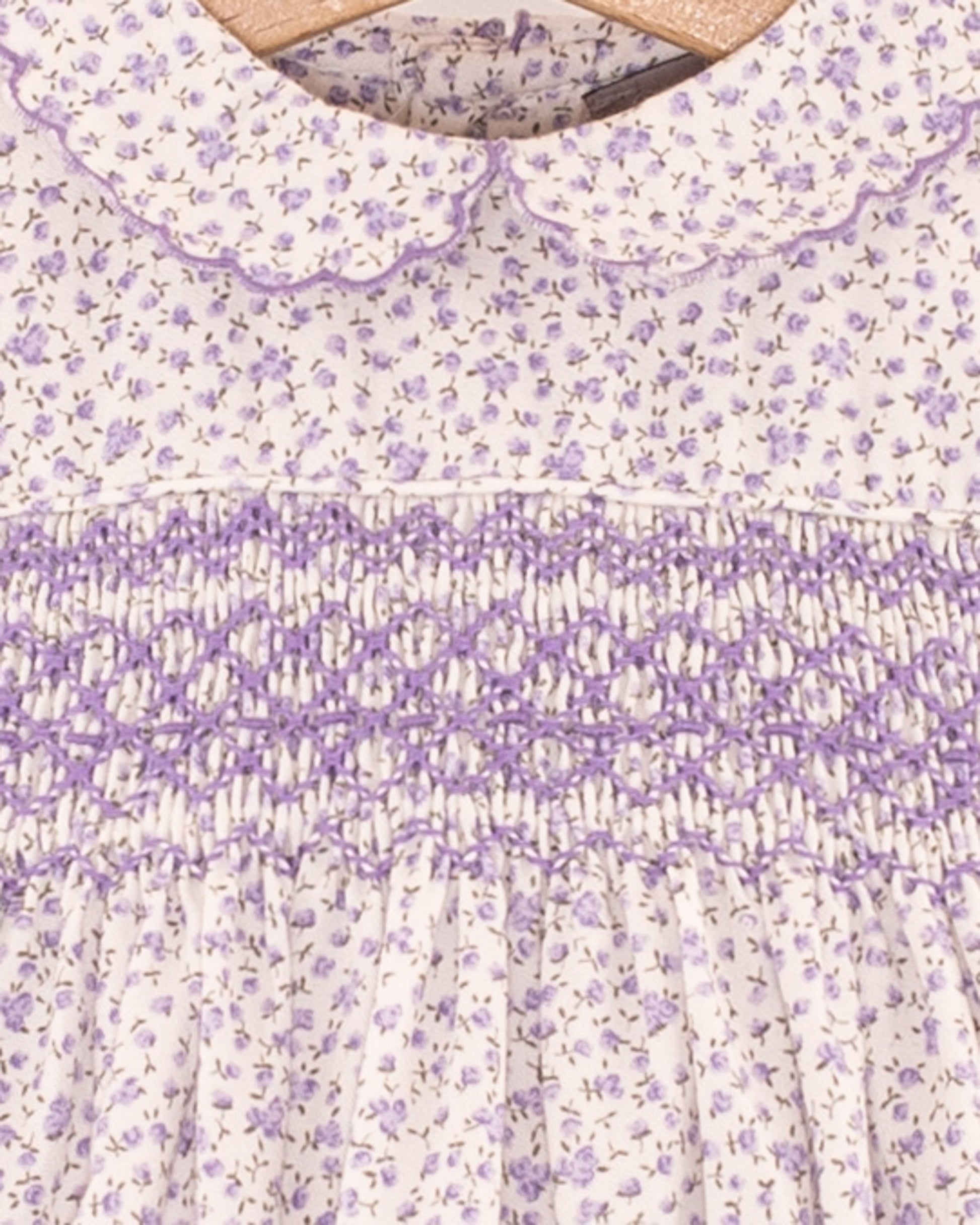 Beatrice Lavender Floral Bubble - Romper