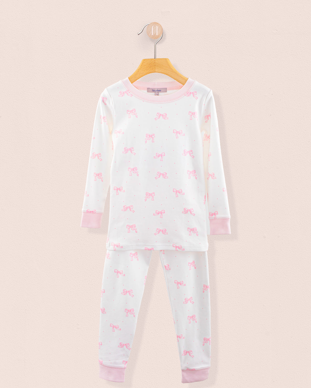 Pretty Bows 2-Piece Pima Pajama - PAJAMA