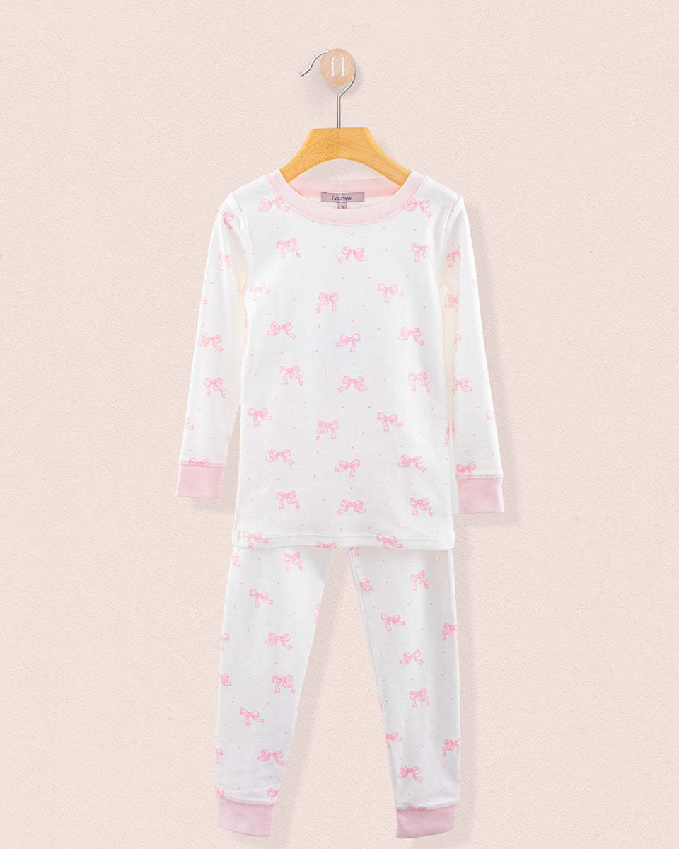 Pretty Bows 2-Piece Pima Pajama
