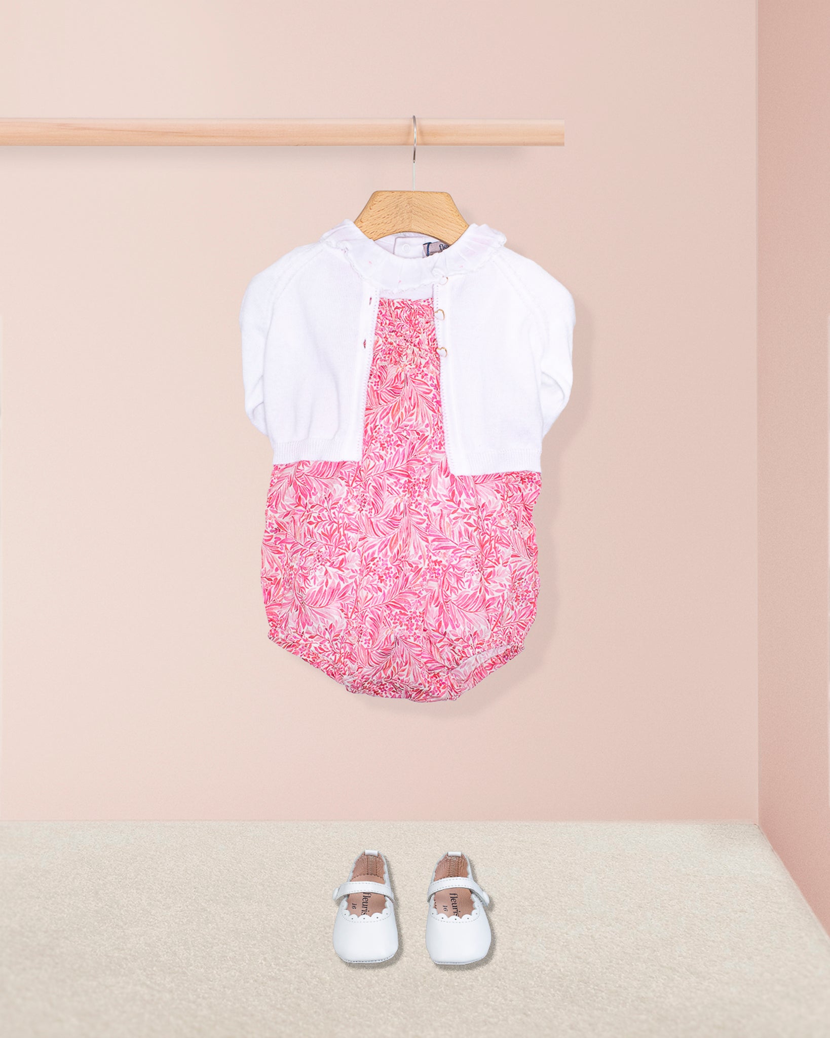 Palm Beach Liberty Wallace Garden Pink Bubble - Romper