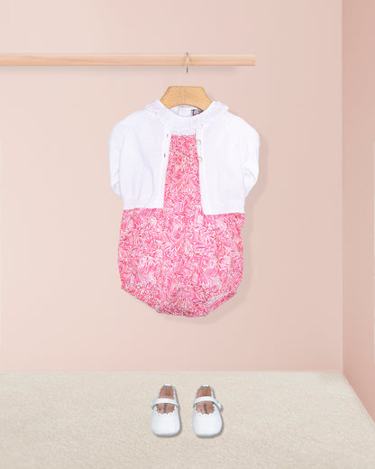 Palm Beach Liberty Wallace Garden Pink Bubble - Romper