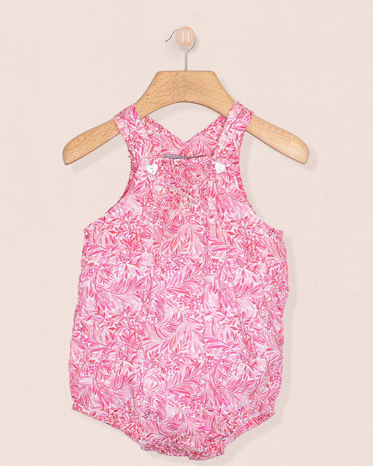 Palm Beach Liberty Wallace Garden Pink Bubble - Romper