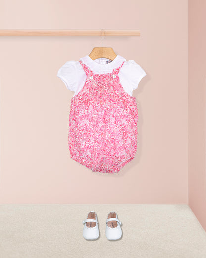 Palm Beach Liberty Wallace Garden Pink Bubble - Romper