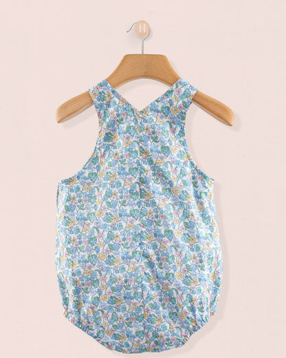 Palm Beach Liberty Carmella Daisy Blue Bubble - Romper
