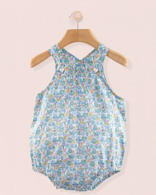 Palm Beach Liberty Carmella Daisy Blue Bubble - Romper