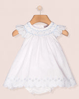 Petite Etoile Provence Eyelet Blue Set