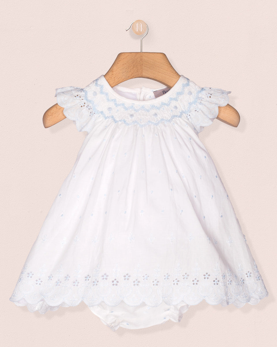 Petite Etoile Provence Eyelet Blue Set
