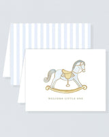 Petit Jouet Cheval Bleu Card