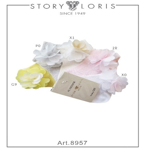 Story Loris Flowers Sock White - Sock