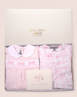 Pima Toile Smocked Bows Bundle