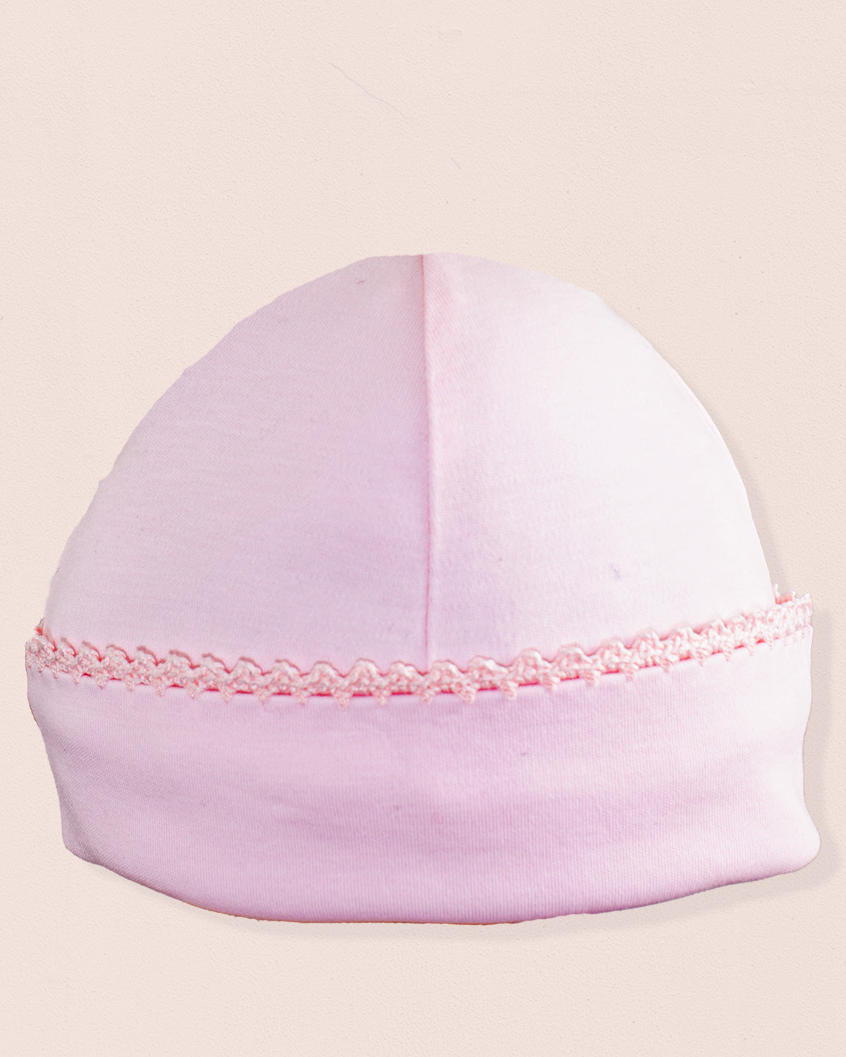 Pima Pink Hat with Pink Trim