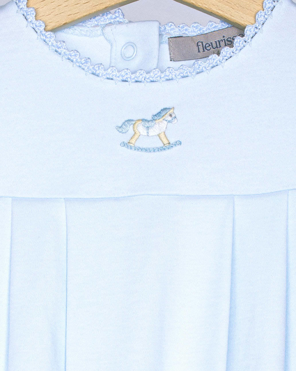 Gown Pima Light Blue Rocking Horse