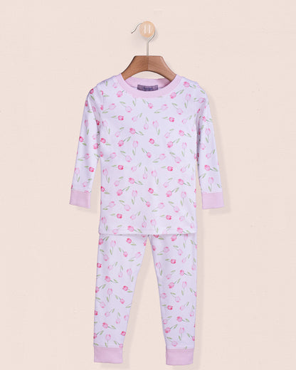Tulips 2-Piece Pima Pajama - PAJAMA