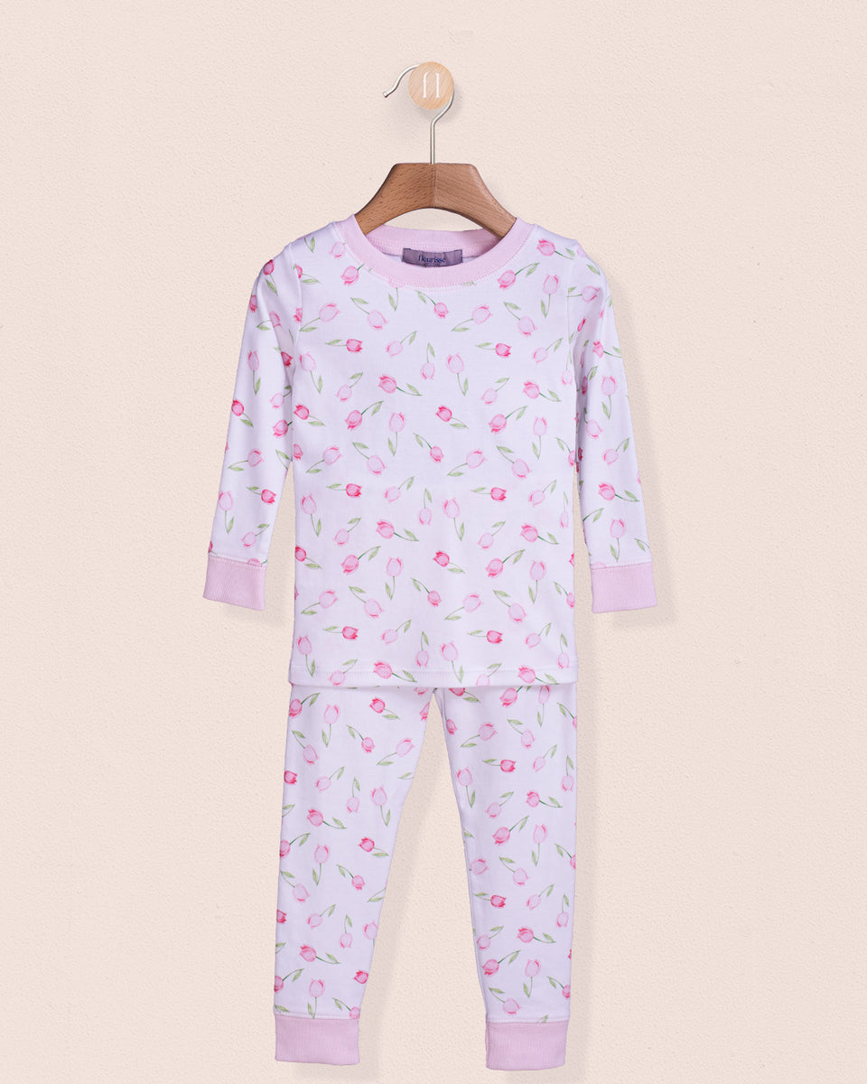 Tulips 2-Piece Pima Pajama