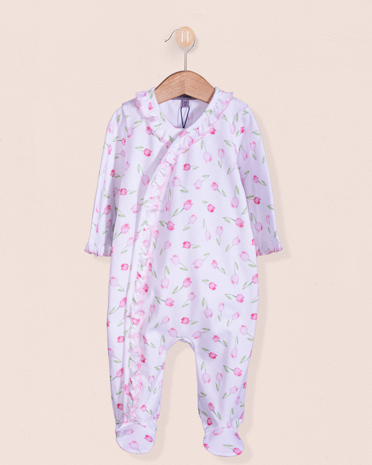 Pima Tulips Ruffle Stretchie