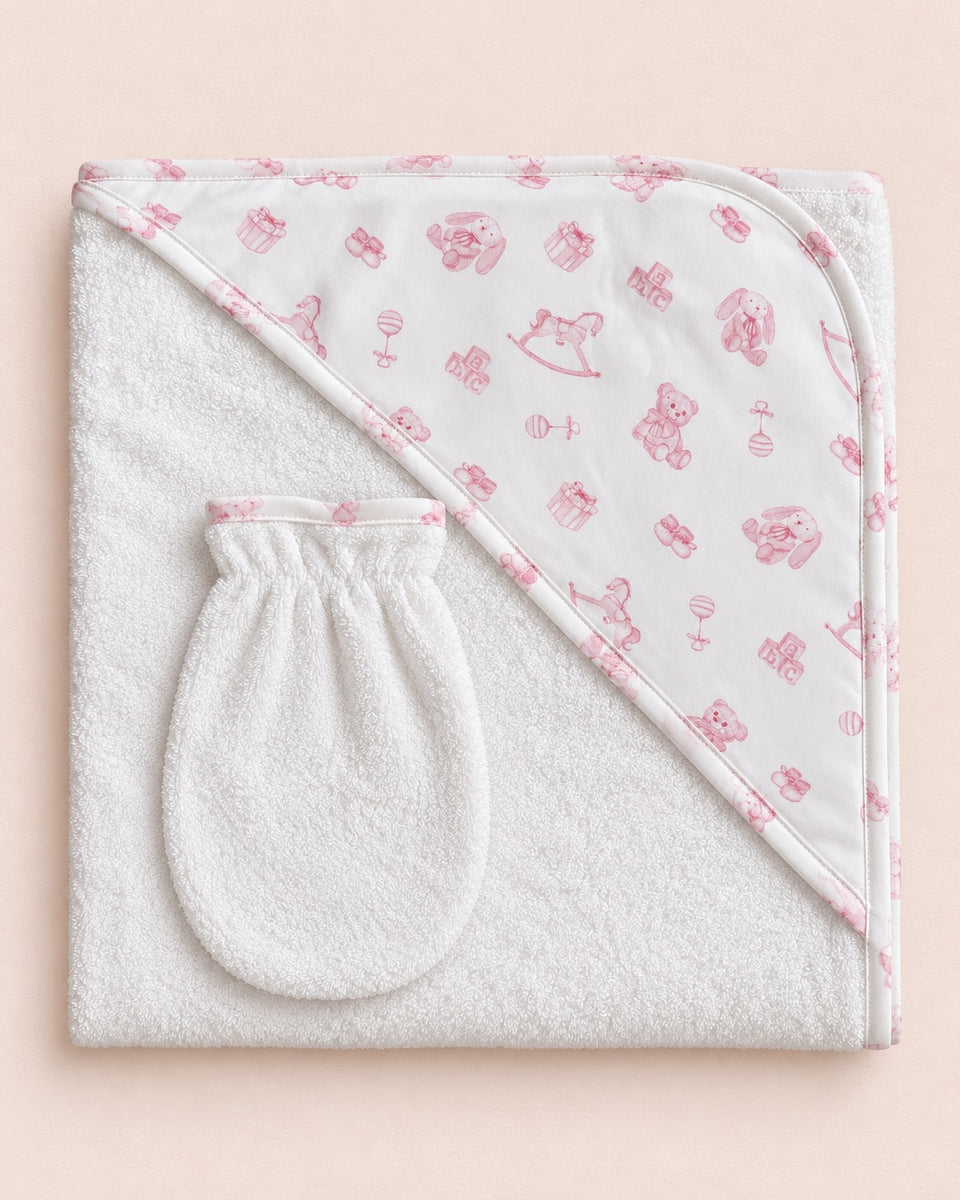 Pima Tiny Baby Toys Pink Towel