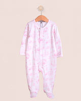Pima Pink Toile Bunnies Stretchie