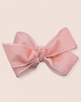 Hairbow 8cm Pink Velvet
