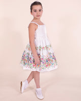 Portofino Italian White Bouquet Dress