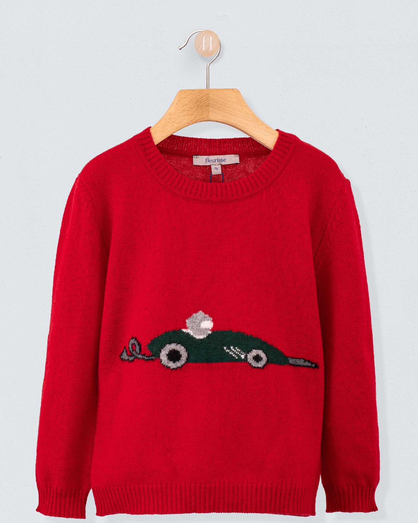 Car Red Sweater - Sweater