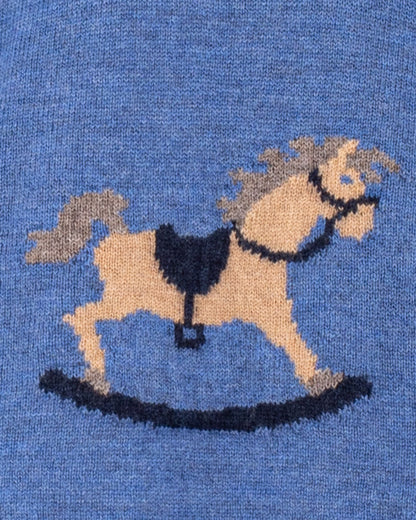 Rocking Horse Horizon Wool Sweater - Sweater