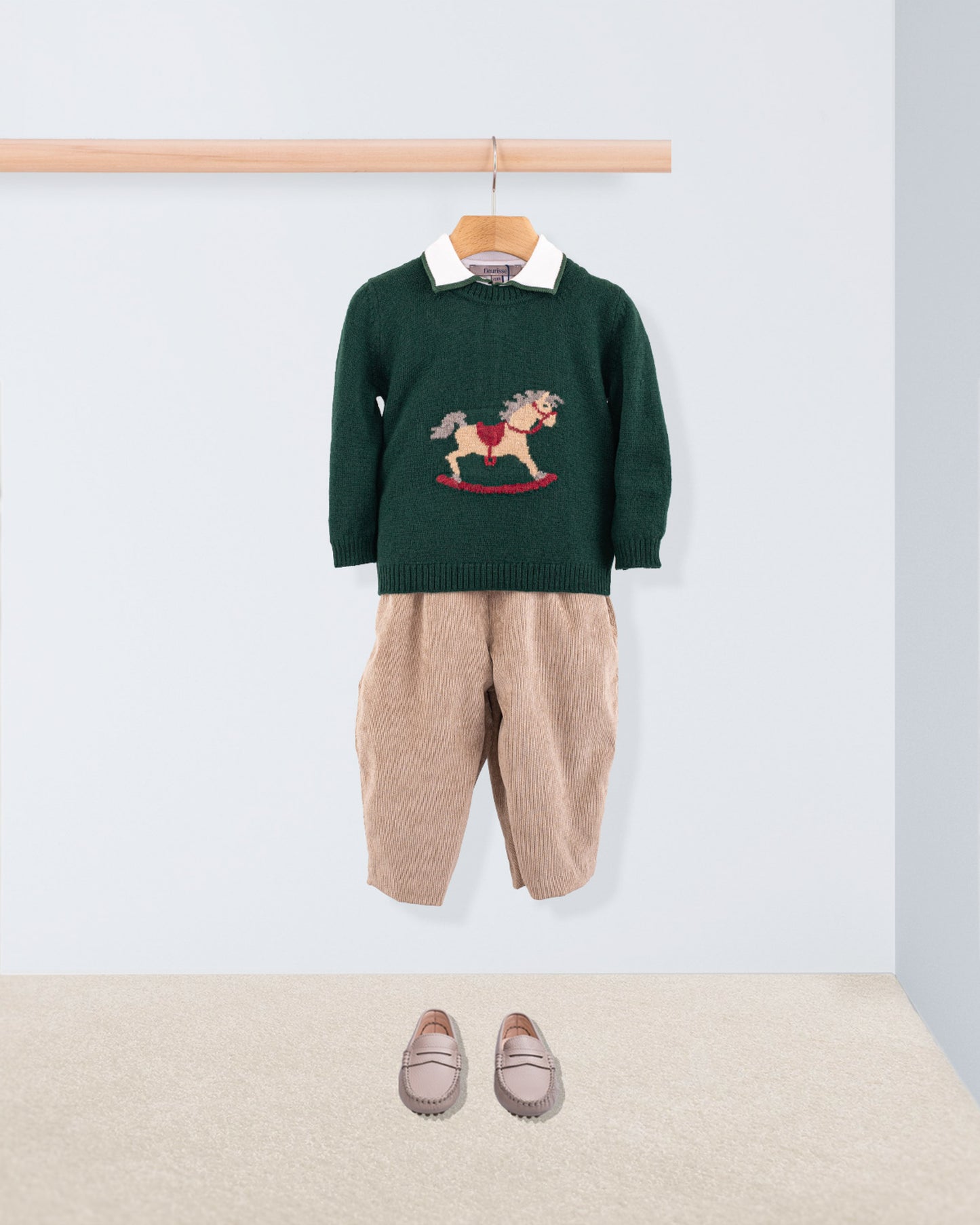 Rocking Horse Hunter Wool Sweater - Sweater