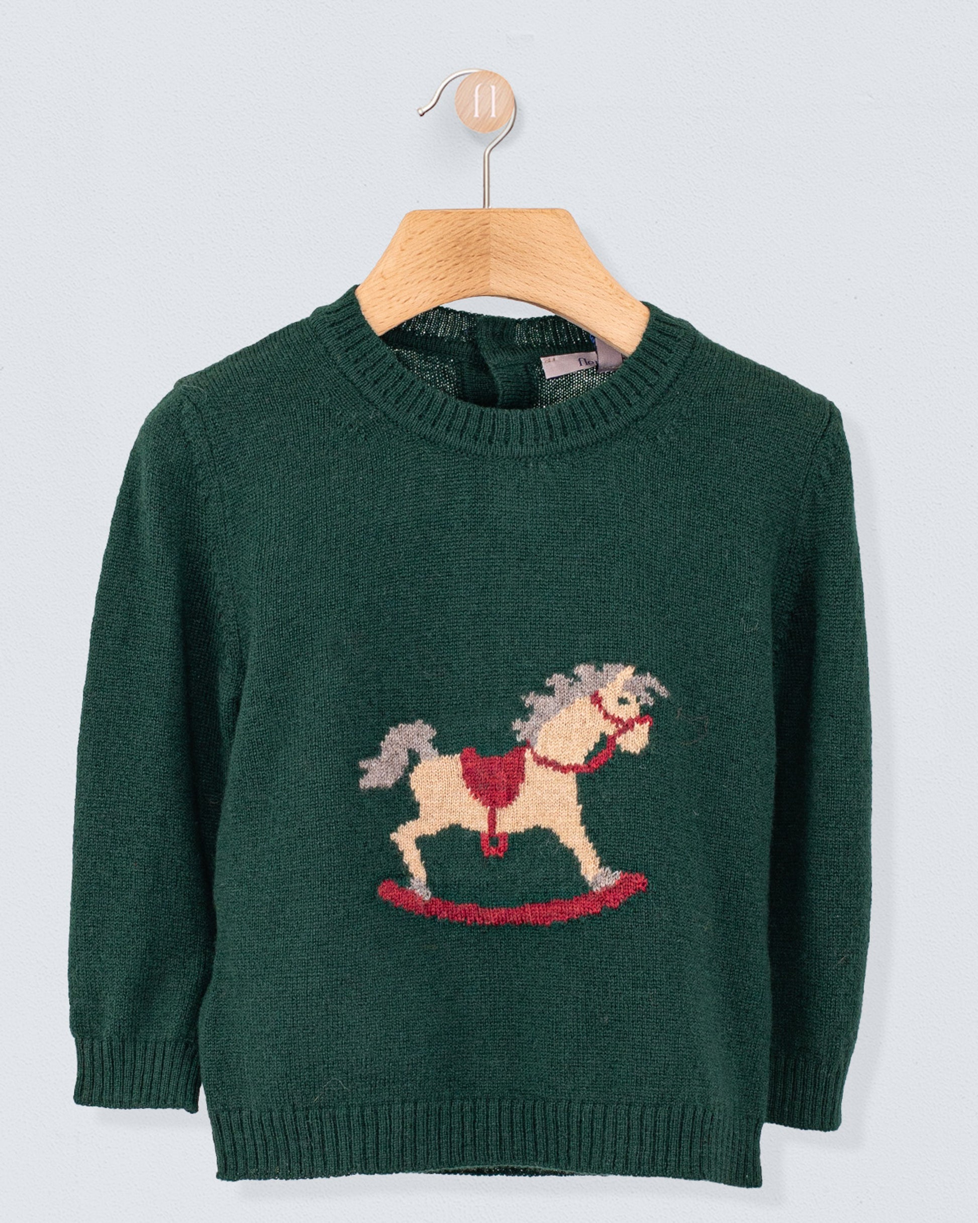 Rocking Horse Hunter Wool Sweater - Sweater