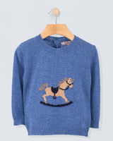 Rocking Horse Horizon Wool Sweater