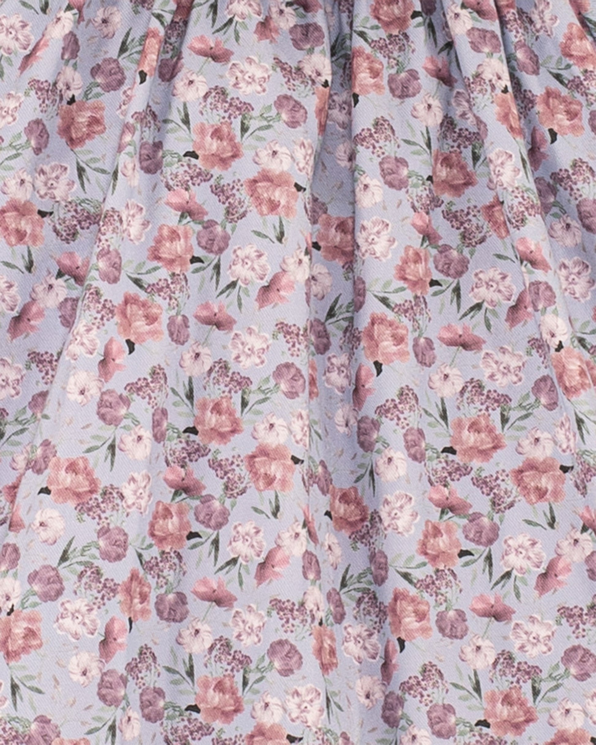 Rose French Slate Bouquet Twill A-Line Dress - Baby Dress