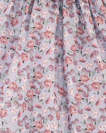 Rose French Slate Bouquet Twill A-Line Dress - Baby Dress