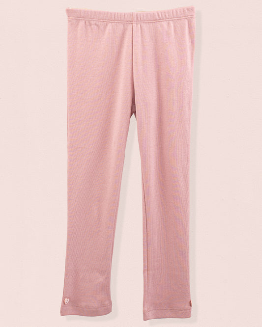 Italian Brushed Cotton Rose Legging - Jersey
