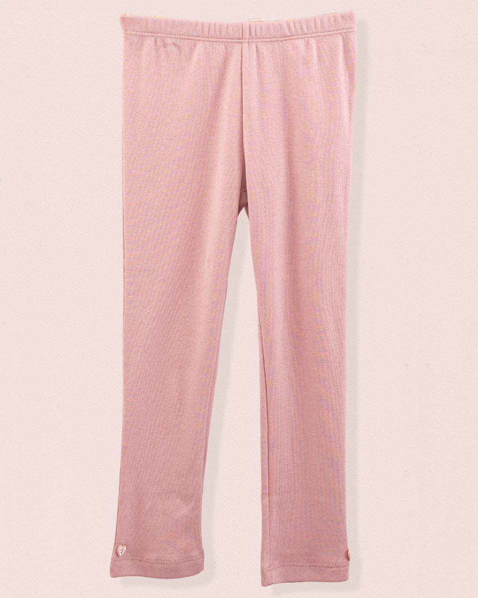 Italian Brushed Cotton Rose Legging
