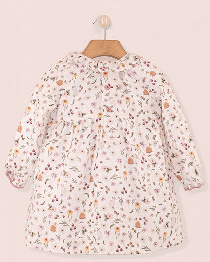 Rose Pink Toscana Kitties A-Line Dress - Baby Dress