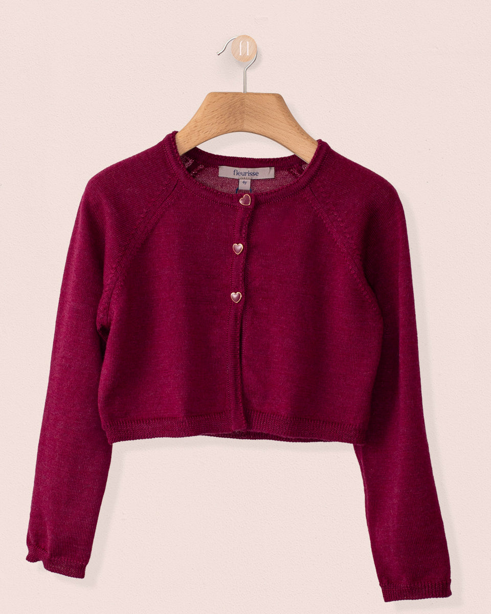 Serena Ruby Wool Bolero